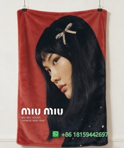 Miumiu Throw Blankets